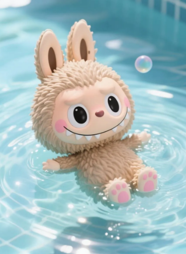 教你如何用AI免费制作Labubu风格壁纸 抖音卖爆1万+