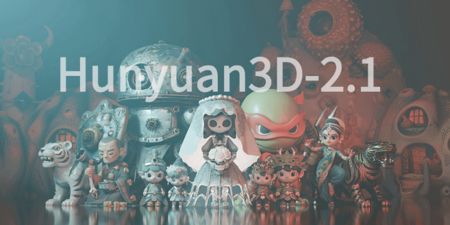 腾讯混元开源Hunyuan3D-2.1工业级3D生成模型