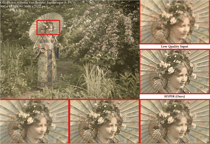 中科院深圳先进院推出HYPIR图像复原大模型 1.7秒修复一张图